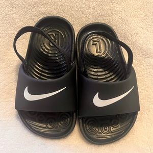 Nike Shoes | Baby Nike Sandals Color Black Size #5c Used